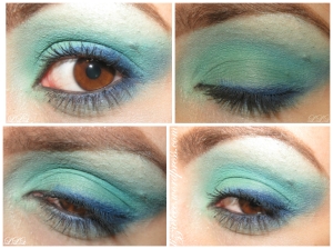Makeup Look Using Eyeshadow Colors from Wet 'n Wild Maldives Sky and Art in the Streets Palettes
