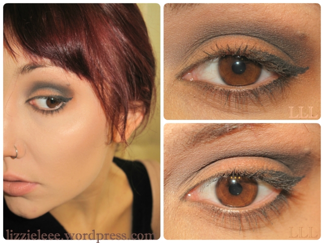 smokey orange eyeshadow eye makeup