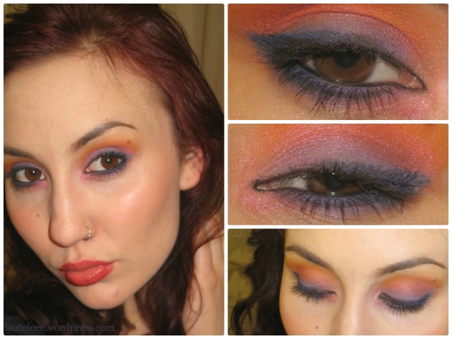 wet n wild eyeshadow look with maldives sky and art in the streets