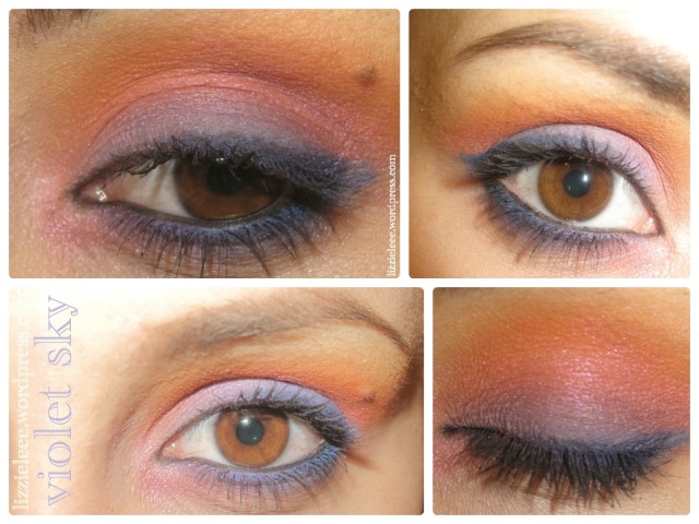 wet n wild eyeshadow look with maldives sky and art in the streets