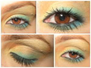 Makeup Look Using Eyeshadow Colors from Wet 'n Wild Maldives Sky and Art in the Streets Palettes
